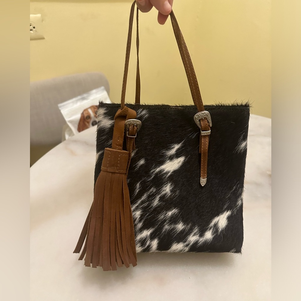 Cowhide handbag from Mexico - New unused